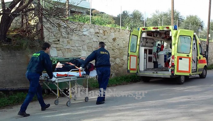 Τροχαίο ατύχημα στα Χανιά με εγκλωβισμένο τραυματία (βίντεο + φωτο)