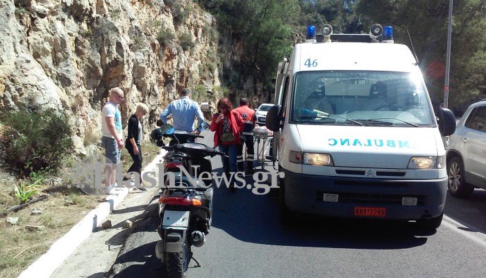 Τροχαίο με μηχανάκι σε γνωστό επικίνδυνο σημείο των Χανίων