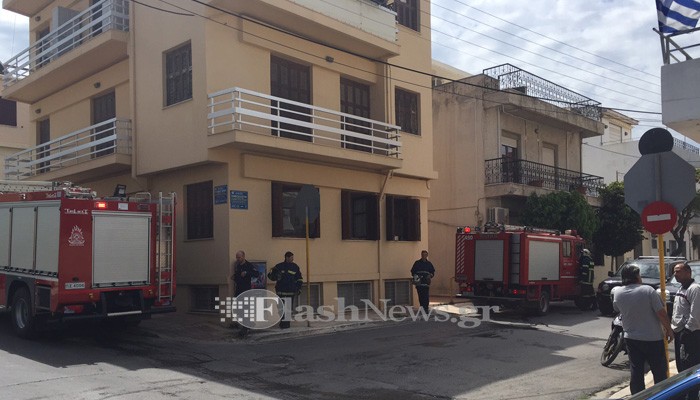 Συναγερμός για φωτιά σε σπίτι στα Χανιά