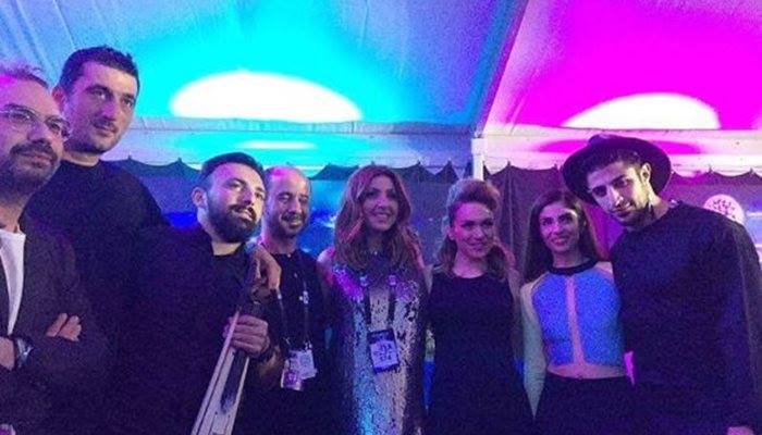 Βίντεο: Σέξι η Έλενα Παπαρίζου στο πάρτι Ελλάδας-Κύπρου για τη Eurovision