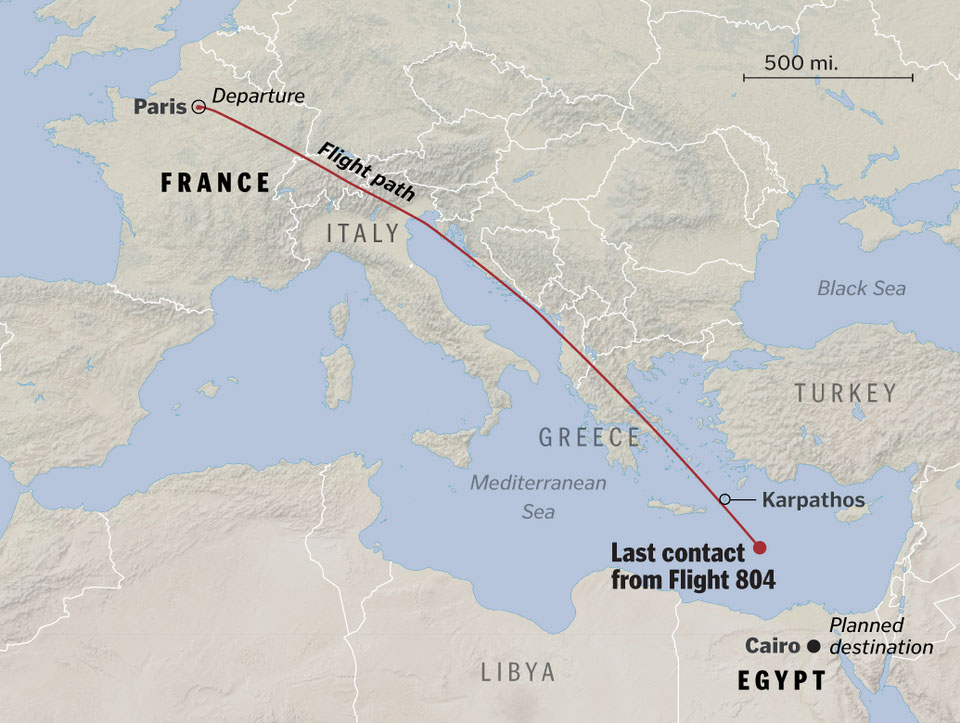 EgyptAir: Βρήκαμε τα συντρίμμια του μοιραίου αεροπλάνου