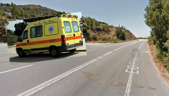 Ένας νεκρός στο τροχαίο στην Αγία Πελαγία Ηρακλείου