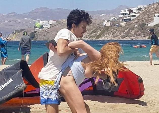 Θύμα ξυλοδαρμού η Λόχαν στη Μύκονο από τον Ρώσο αρραβωνιαστικό της