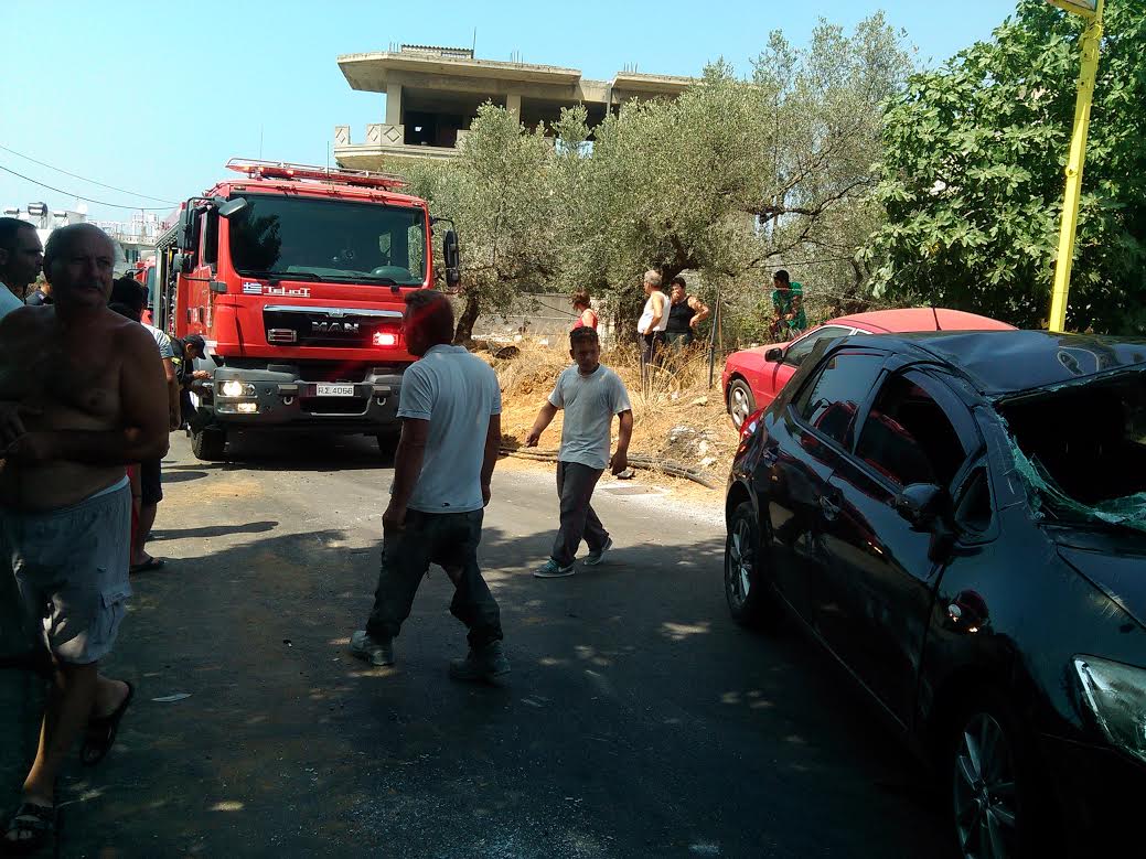 Χανιά: Αυτοκίνητο τούμπαρε στη μέση του δρόμου (Photos)