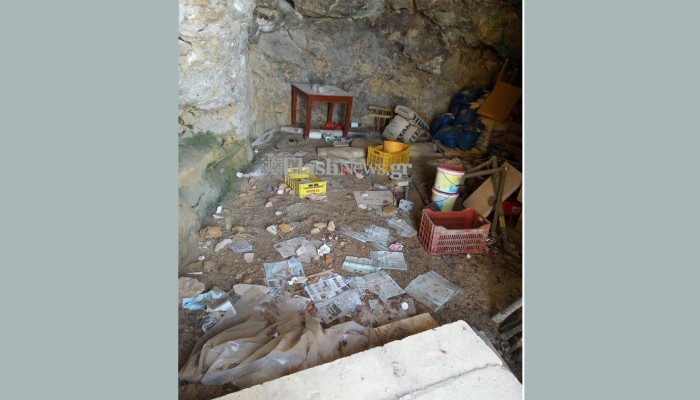 Εικόνες ντροπής - Σκουπιδότοπος πίσω απο το Γυαλί Τζαμί (φωτο)