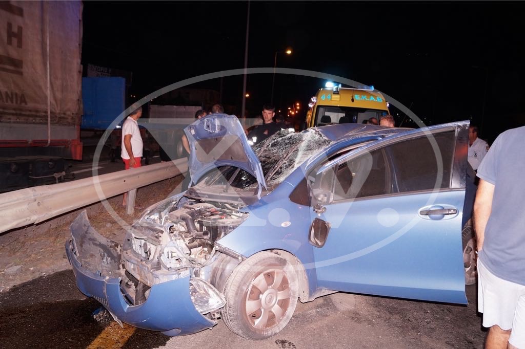 Τροχαίο με εγκλωβισμό το βράδυ στη Σούδα