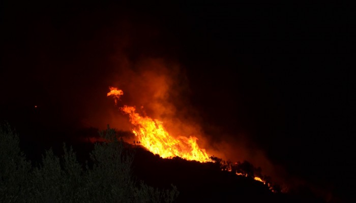 Πυρκαγιά στην Παναγιά στα Κεραμειά Χανίων