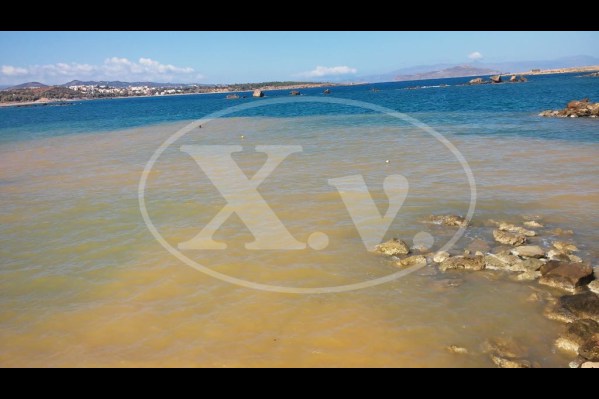 Η θάλασσα στην Νέα Χώρα έγινε… καφέ