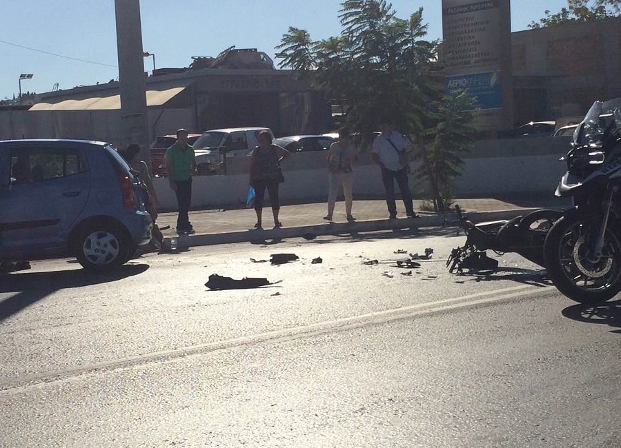 Χανιά: Νεαρός τραυματίστηκε σε τροχαίο στους Αγίους Αποστόλους (Photos)