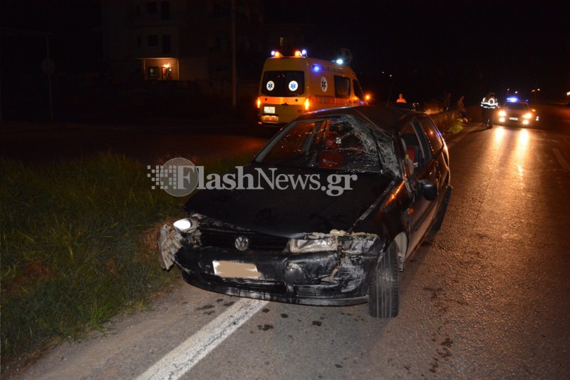 Χανιά: Προσπάθησε να αποφύγει γάτα στην εθνική και ανατράπηκε το όχημά της (φωτο)