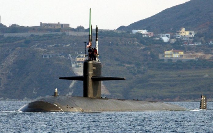 Χανιά: Το πυρηνοκίνητο υποβρύχιο Georgia των ΗΠΑ στον κόλπο της Σούδας (Photos)