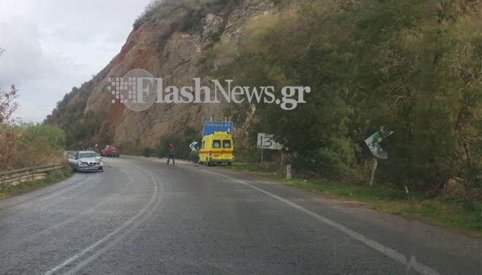 Μετωπική σύγκρουση στην στροφή πριν το