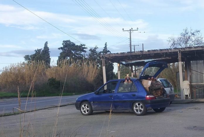 Απίστευτο! Κινούμενο κοτέτσι στο κέντρο των Χανίων