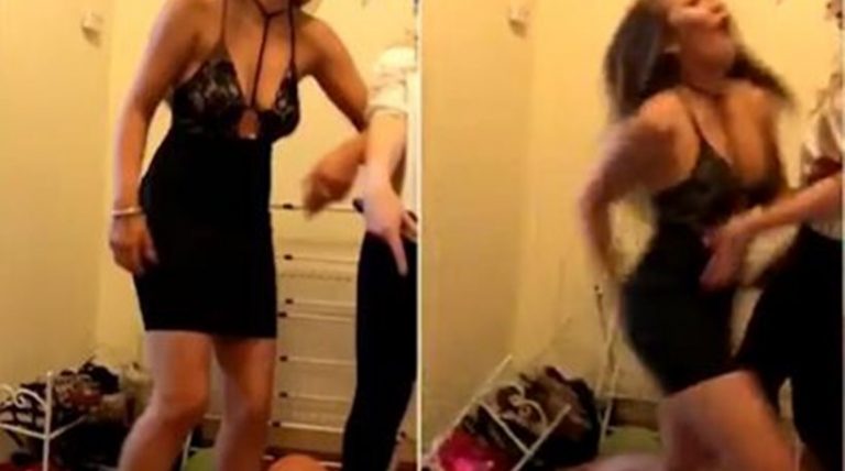 Viral βίντεο: Χόρευε προκλητικά και «καρφώθηκε» με τον πισινό σε μεταλλική ράβδο