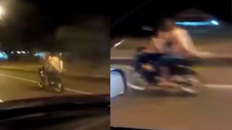 Μερακλής έκανε σεξ πάνω σε μηχανάκι σε εθνική οδό! (video)