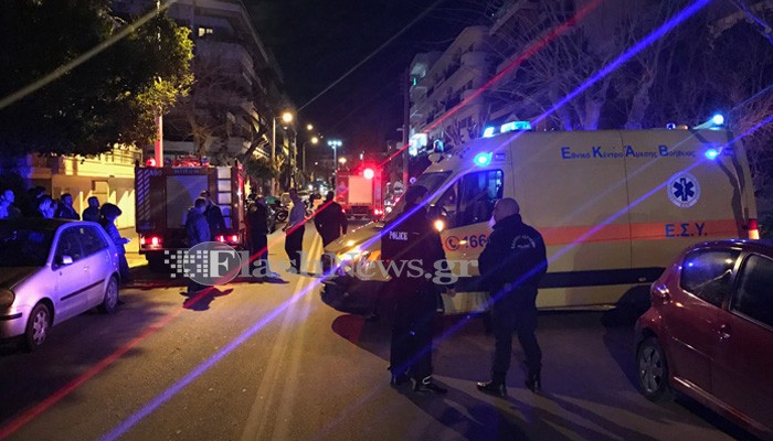 Τρεις τραυματίες σε πτώση ασανσέρ στα Χανιά (βίντεο)