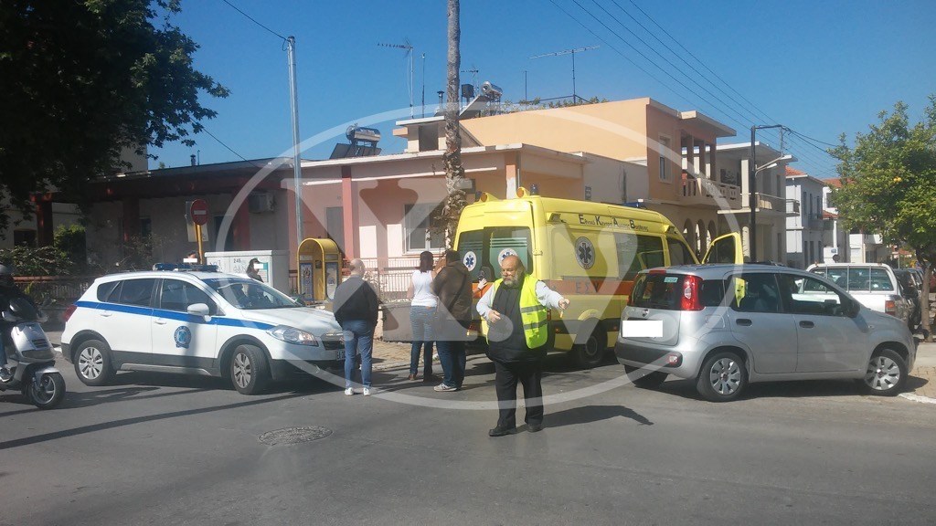 Τροχαίο με τραυματισμό στα Χανιά (φωτο)