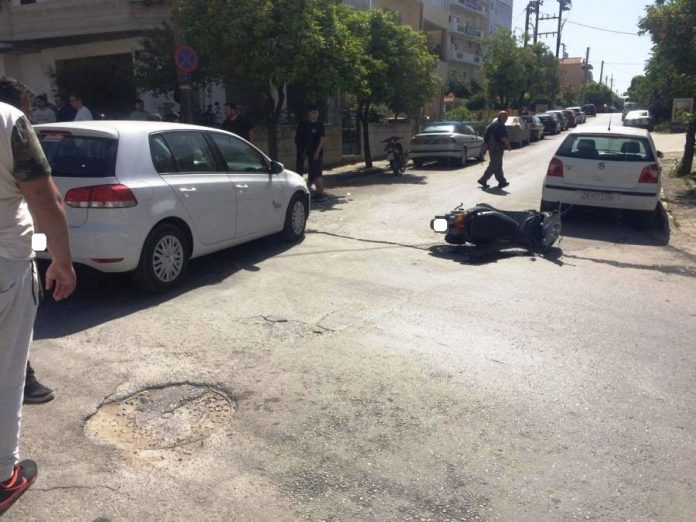 Χανιά: Τροχαίο με ενοικιαστικό μηχανάκι Τραυματίστηκε η οδηγός του δικύκλου (Photos)