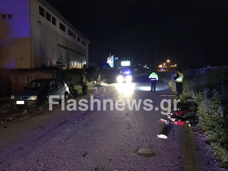 Θρήνος στα Χανιά - Νεκρά δυο παιδιά από τροχαίο (φωτο)