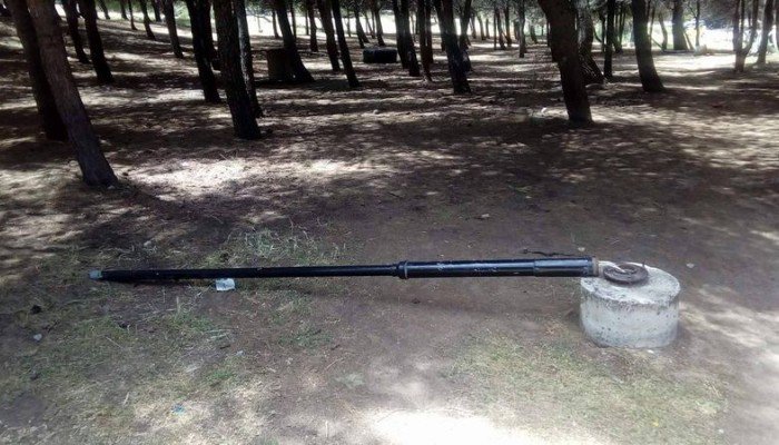 Βανδαλισμοί στο Πάρκο των Αγίων Αποστόλων (φωτο)