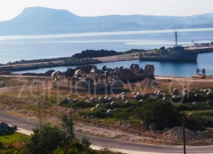 Τι ετοιμάζουν οι Αμερικάνοι; Τα αποβατικά σκάφη Hovercraft στο Μαράθι (Photos)
