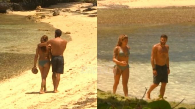 Survivor: Τι «τρέχει» μεταξύ Βαλαβάνη – Βασάλου; Βόλτα για δύο στην παραλία!