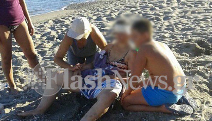 Ανεμοστρόβιλος σε παραλία της Κρήτης εκτόξευσε σίδερο στο κεφάλι γυναίκας