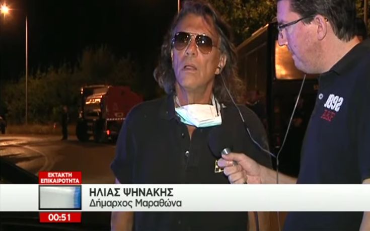 Εθελοντής στη φωτιά ο Ηλίας Ψινάκης (video)