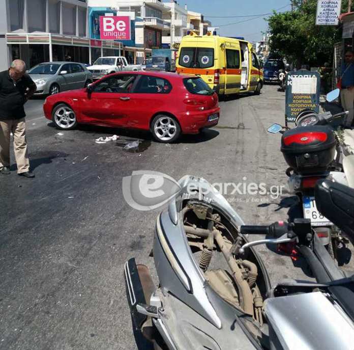 Νέο σοβαρό τροχαίο στην Κισσάμου, στο νοσοκομείο οδηγός δικύκλου