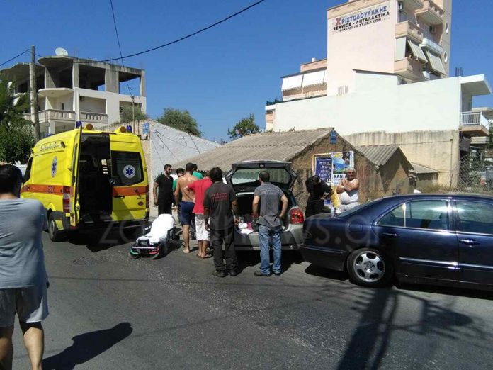Χανιά: Τροχαίο με τραυματισμό ανάμεσα σε ταξί και Ι.Χ. στον Άγιο Λουκά (φωτο)