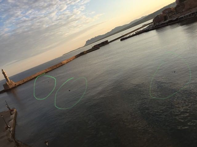 Βανδαλισμοί στο ενετικό λιμάνι στα Χανιά