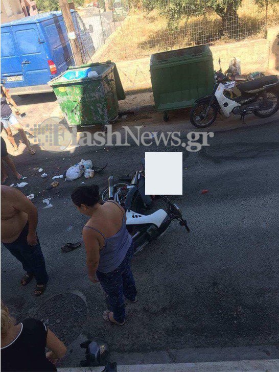 Χανιά: Τροχαίο με οδηγό ντελίβερι - Συγκρούστηκε με αυτοκίνητο (φωτό)