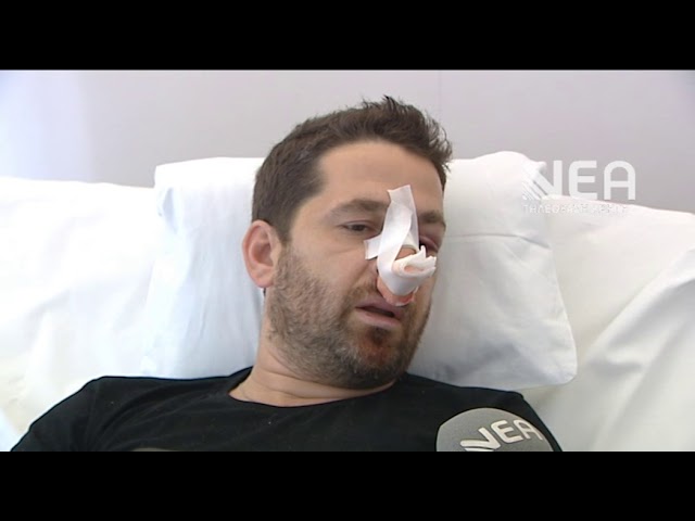 Αποκλειστικές εικόνες. Δείτε τι λέει ο 37χρονος θύμα επίθσης των Βρετανών. Τη Δευτέρα στον Εισαγγελέα