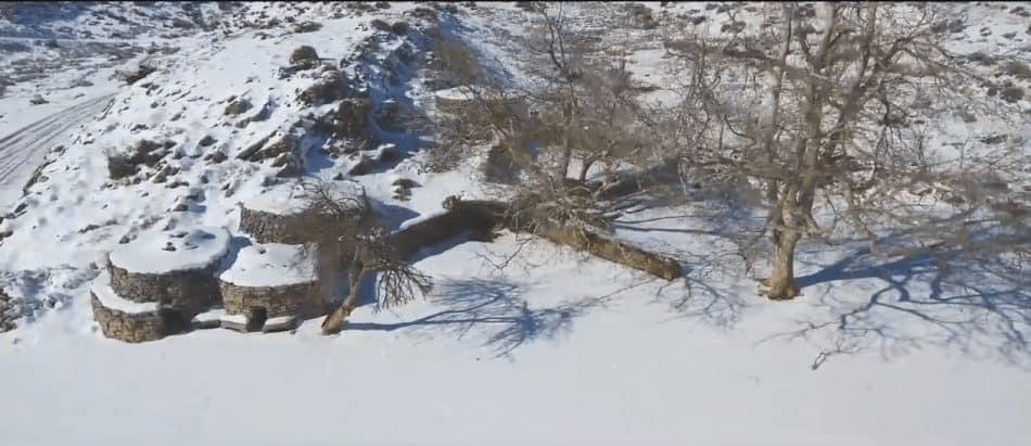 Ο Χριστουγεννιάτικος Ψηλορείτης από ψηλά… (video)