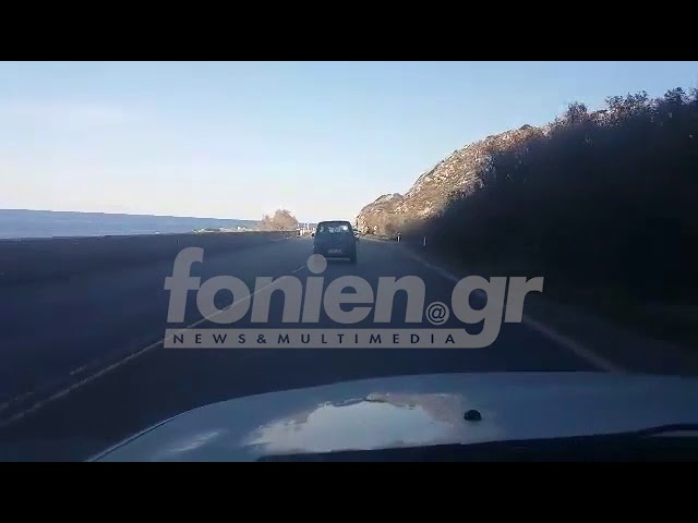 Οδηγεί τύφλα στο μεθύσι στην εθνική οδό Χανίων - Ρεθύμνου - Δείτε το σοκαριστικό βίντεο