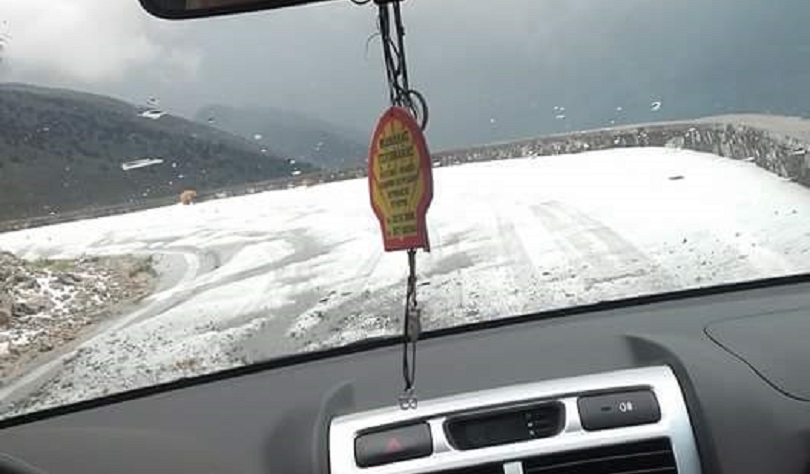 Χιόνισε στα ορεινά των Χανίων- Χιόνι στο οδικό δίκτυο προς τα Σφακιά