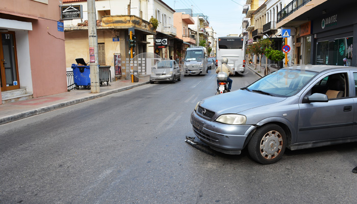 Ένα ακόμη τροχαίο με θύμα οδηγό δικύκλου στα Χανιά (φωτο)