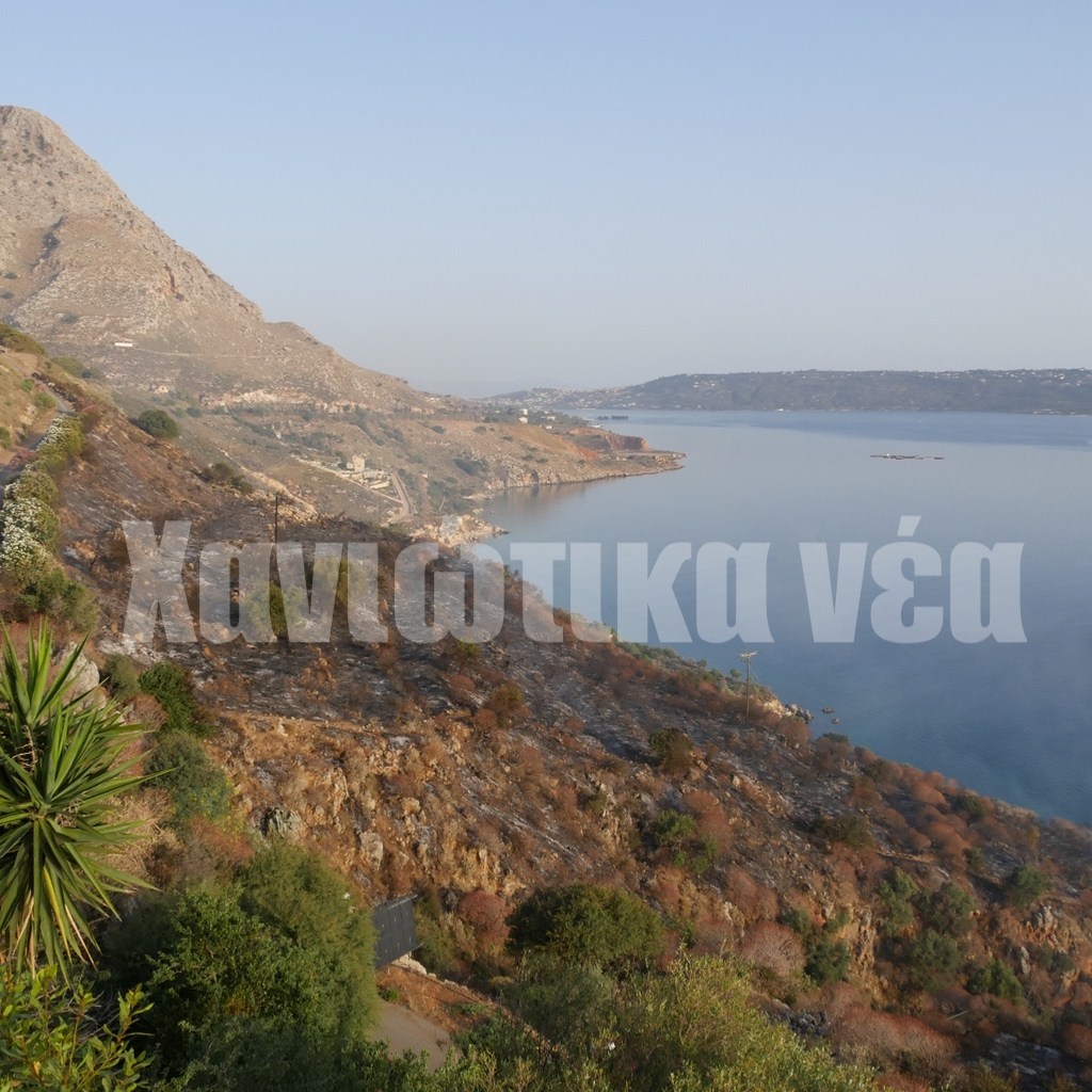 Χανιά: Κινδύνεψαν κατοικίες από πυρκαγιά στα Μεγάλα Χωράφια (φωτο)