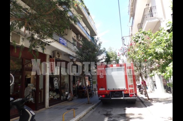 Κινητοποίηση της Πυροσβεστικής στο κέντρο της πόλης