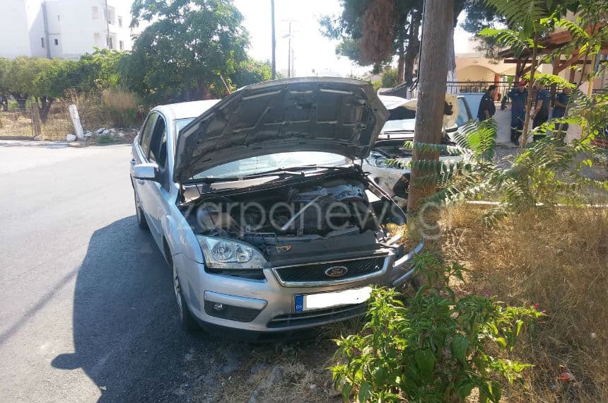 Χανιά: Γερή τράκα σε διασταύρωση στη Σούδα  Ένας οδηγός στο Νοσοκομείο (Photos)