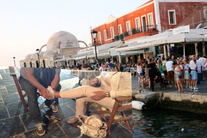 Κατασκοτώθηκε τουρίστρια στο λιμάνι των Χανίων Συνεχίζονται τα ατυχήματα από τις σπασμένες πλάκες (Photos)