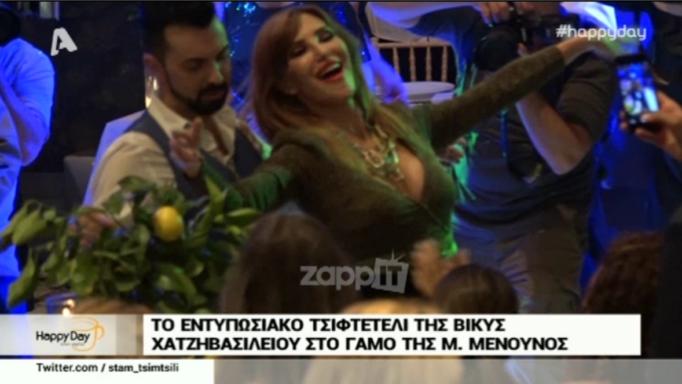 Κόλαση με το τσιφτετέλι της Χατζηβασιλείου στον γάμο της Μενούνος! Χόρευε έξαλλα το Τραύμα! «Τα λεμόνια είναι Κορινθίας»;