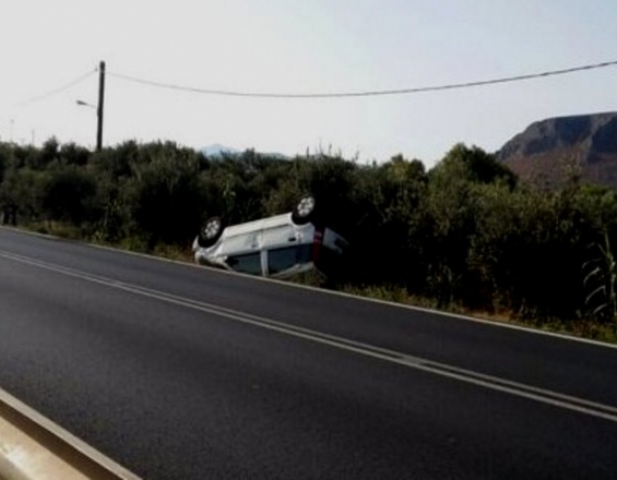 Κρήτη: Τούμπαρε με το αυτοκίνητο και ξεπάτωσε την ελιά