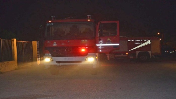 Κινητοποίηση της Πυροσβεστικής για φωτιά στη Χαλέπα