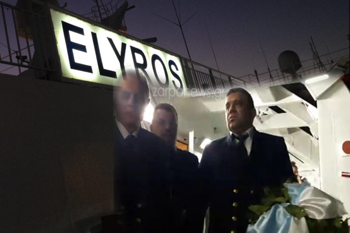 Η ΑΝΕΚ τίμησε μεσοπέλαγα τους νεκρούς του ΗΡΑΚΛΕΙΟΝ (Photos-video)
