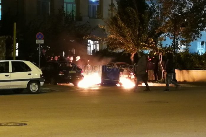 Επεισόδια και στα Χανιά μετά την πορεία για τον Αλέξη Γρηγορόπουλο
