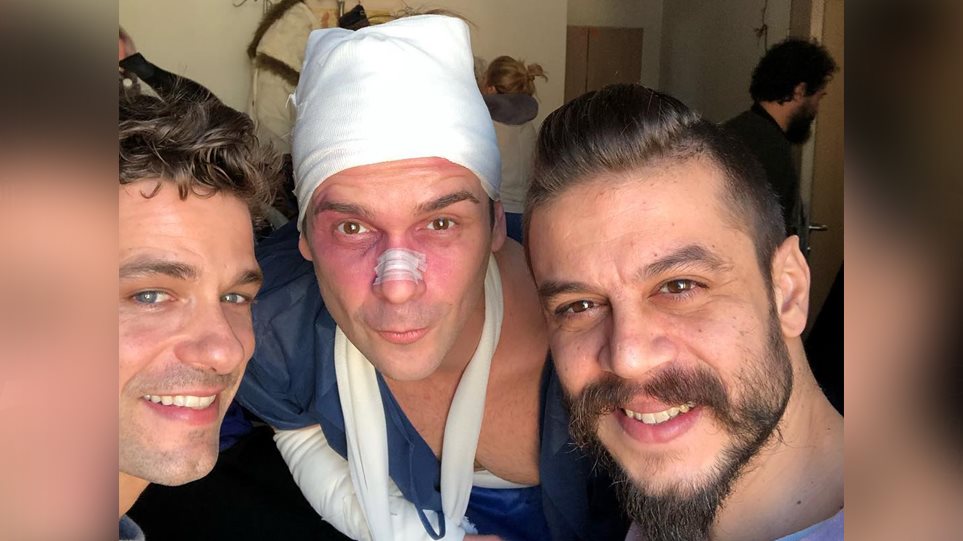 H επιστροφή του Λεωνίδα Καλφαγιάννη μετά το τροχαίο