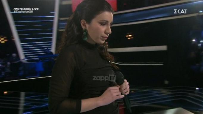 Δείτε την εμφάνισή της στη σκηνή του Voice!
