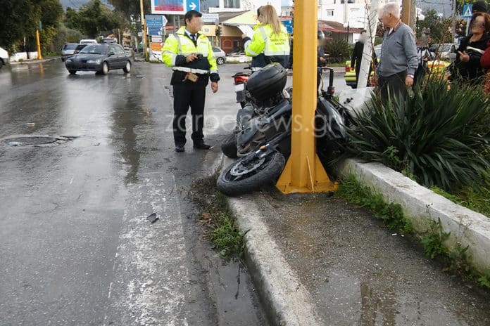 Χανιά: Στα χέρια της αστυνομίας ο οδηγός που εξαφανίστηκε μετά το τροχαίο στη Λεωφόρο Σούδας