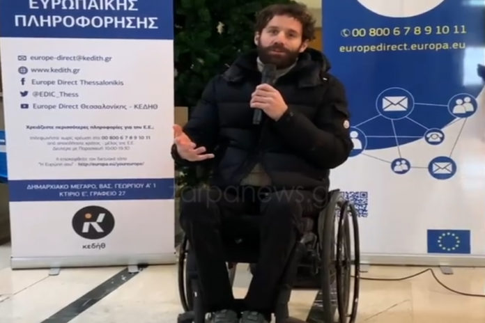 Μαθήματα ανθρωπιάς και σεβασμού από τον Χανιώτη παραολυμπιονίκη Αντώνη Τσαπατάκη (Video)